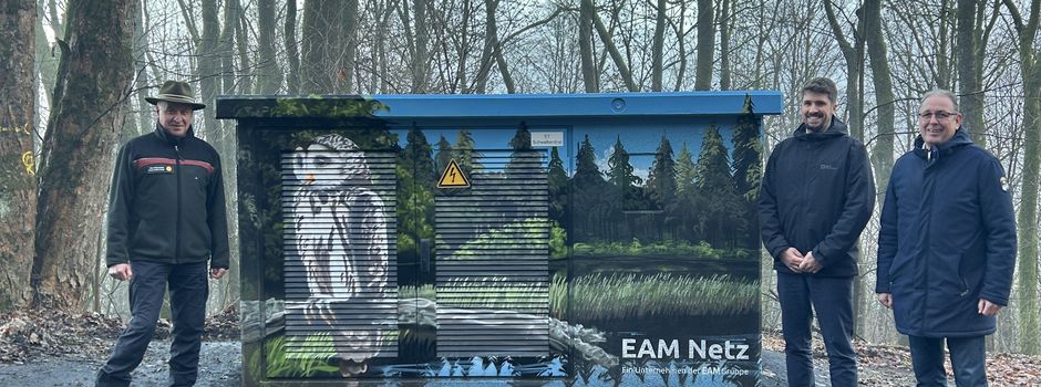 Neugestaltung der Ortsnetzstation auf dem Hohen Meißner