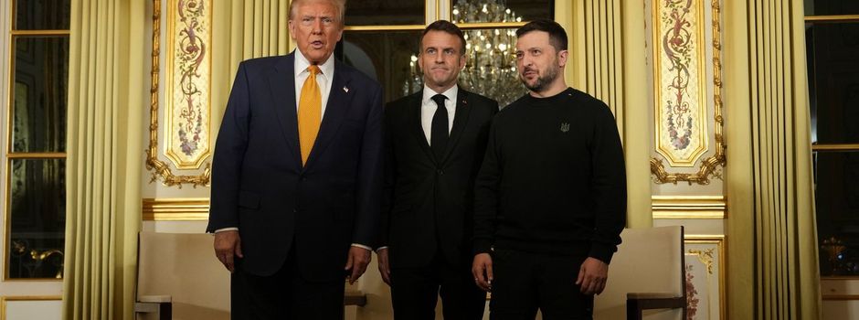 Trump, Macron und Selenskyj treffen sich zu dritt in Paris
