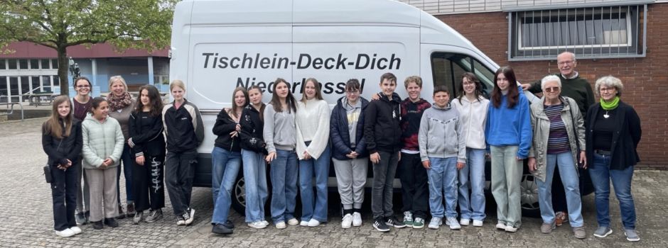 Gesamtschule Niederkassel unterstützt „Tischlein-deck-dich“