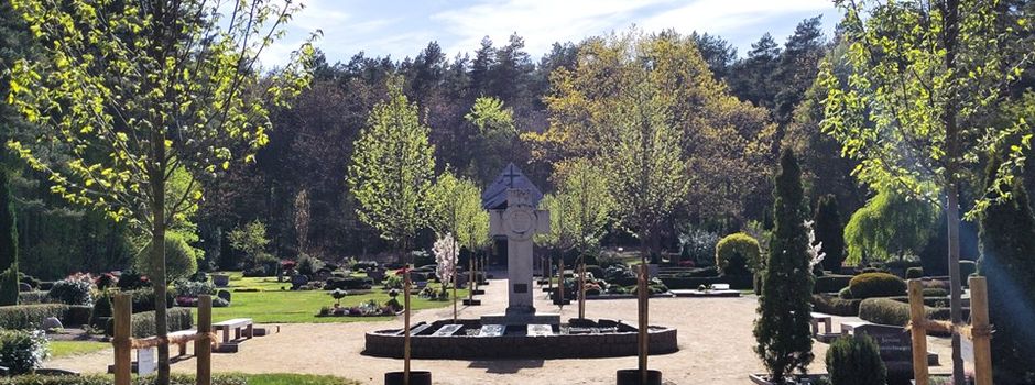 Bauarbeiten auf dem Friedhof beginnen 