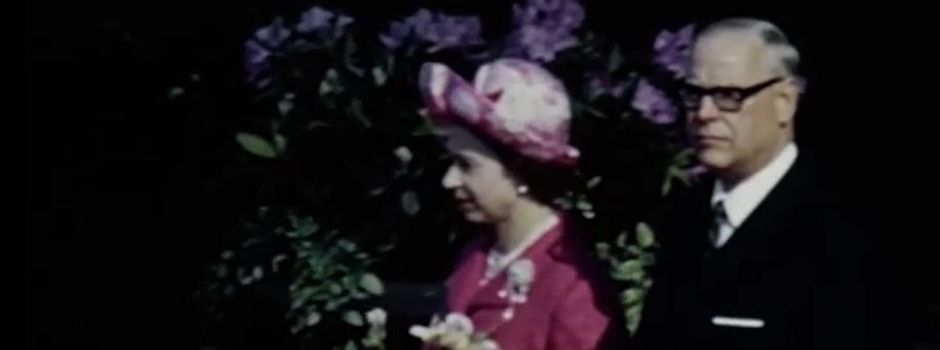 Als Queen Elizabeth Wiesbaden besuchte