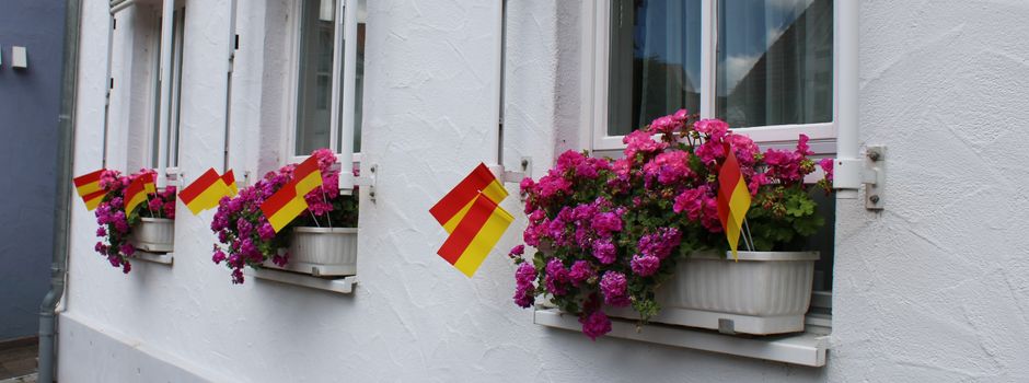 Schmücken für den Festumzug