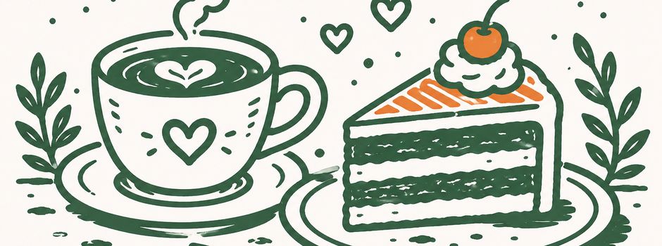 Kaffee & Kuchen jd. letzten Sonntag