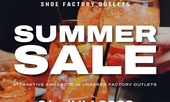 Schuhstadt: AfterWork und Summer Sale in den Factory Outlets