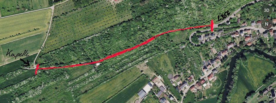 Weg zur Marienkapelle Hemmersdorf gesperrt