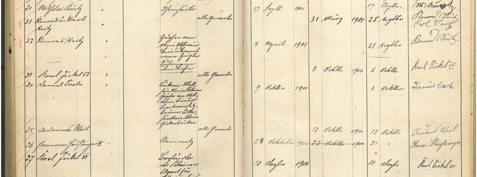 Historische Geschäftsbücher aus ehemaliger Grünberger Bäckerei ins Stadtarchiv übernommen