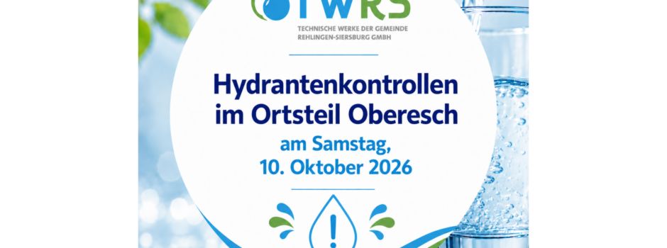 Hydrantenkontrollen im Ortsteil Oberesch