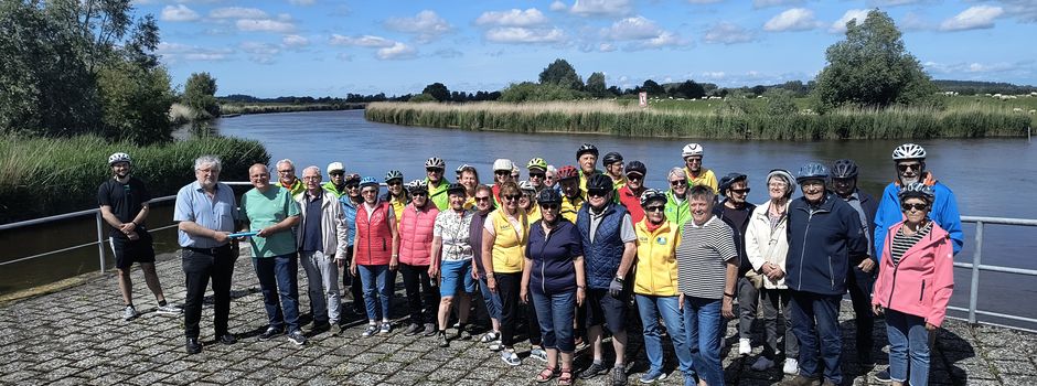 Stadtradeln - Staffelübergabe  Börde Lamstedt an die Samtgemeinde Hemmoor 