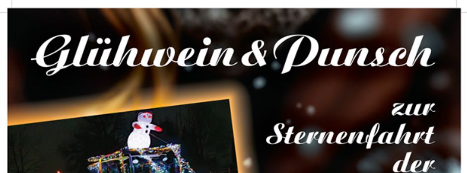 Lichterfahrt der Waldemser Landwirte