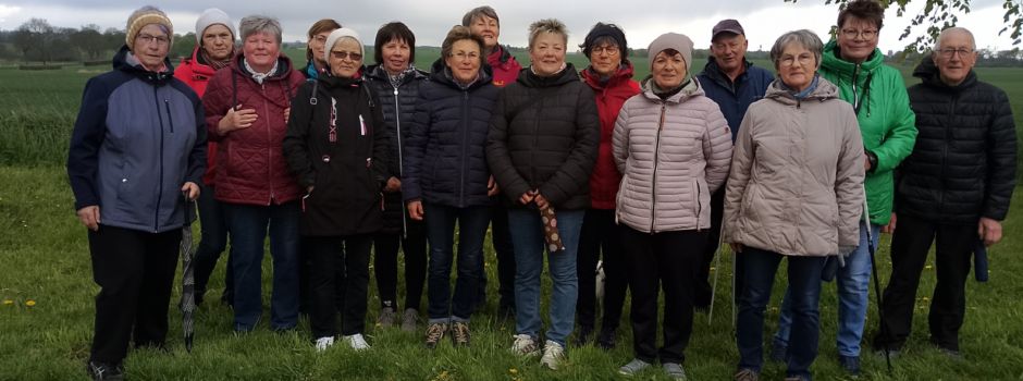 Die Wandergruppe der Volkssolidarität war wieder unterwegs