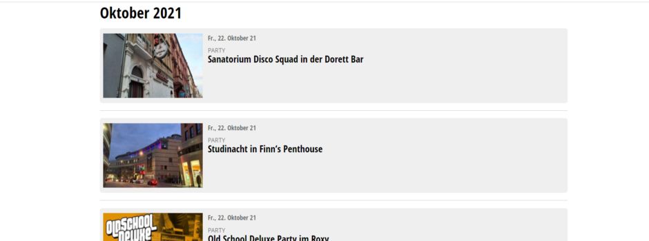 Das ist neu: Der Merkurist-Eventkalender