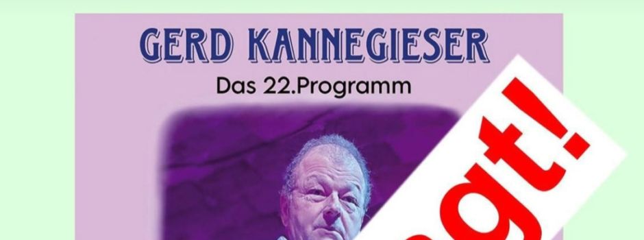 Krankheitsbedingt ABGESAGT!  - Gerd Kannegieser am 25.01.2025