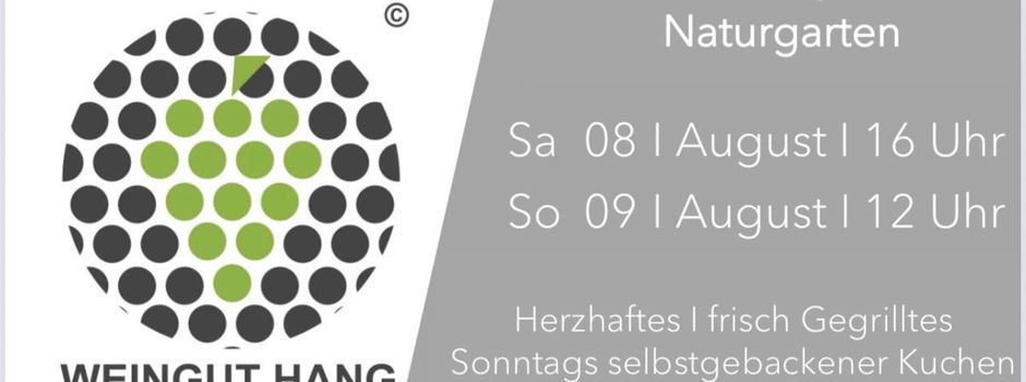 Hoffest im Weingut Hang am 08.08. und 09.08.2026