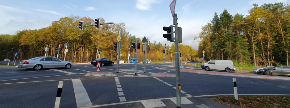 Arbeiten an Wolterdinger Kreuzung