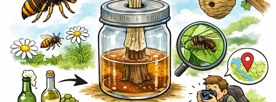Schützen Sie die Natur: Asiatische Hornisse erkennen und melden