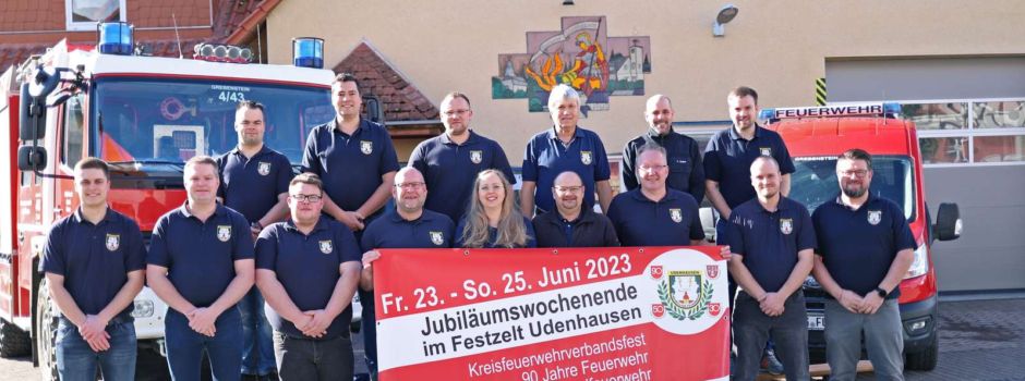 Jubiläumswochenende vom 23.-25. Juni im Festzelt Udenhausen geplant.