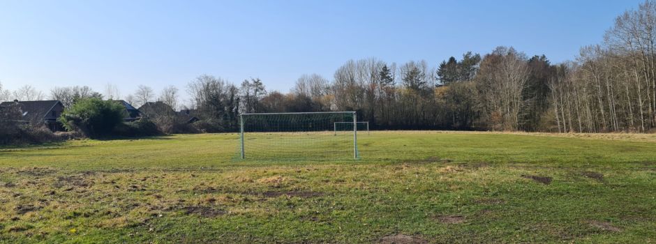 Der Bolzplatz ist hergerichtet