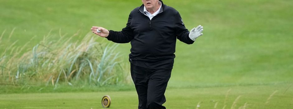 Vor dem Handelsshowdown: Trump spielt Golf