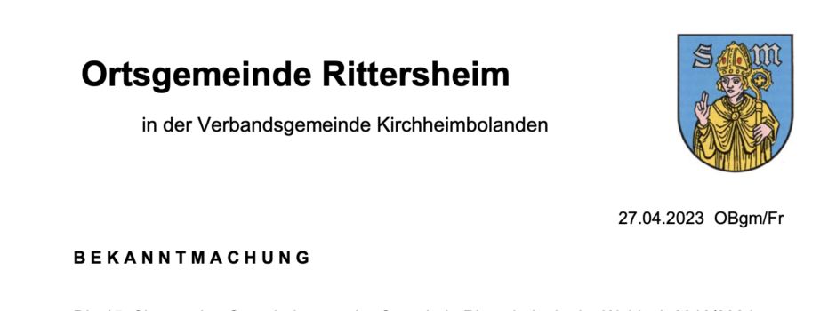 Ratssitzung mit Rechnungsprüfung