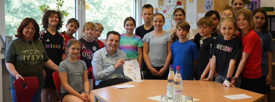 Besuch des Bürgermeisters in der FGTS Hemmersdorf zum Thema "Resilienz"