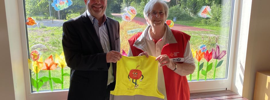 Sicherheitswesten für die Schulanfänger