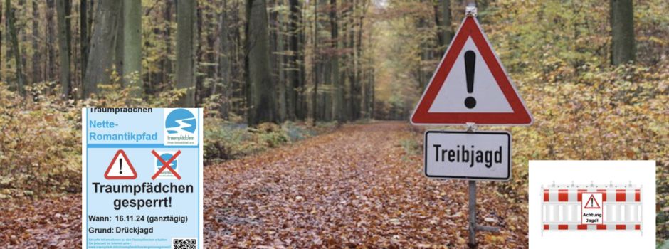 Drückjagd / Treibjagd in der Gemarkung Ochtendung am 18.01.2025