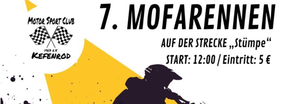 Dieses Wochenende! 7. Mofarennen am 5. und 6. Juli 2024