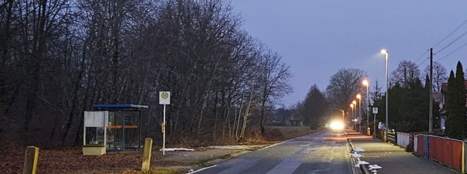 Sicherheit an der Bushaltestelle in Spreewitz Siedlung erhöht