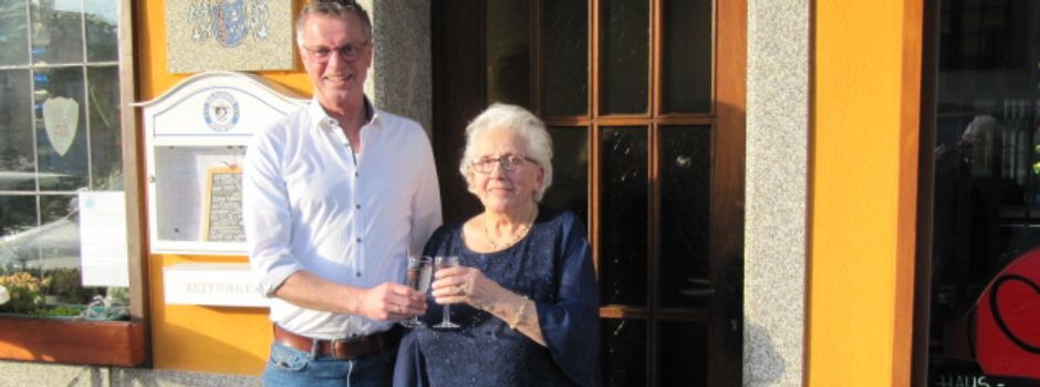 Margareta Weich mit 90 noch bestens drauf