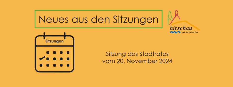 Sitzung des Stadtrates vom 20. November
