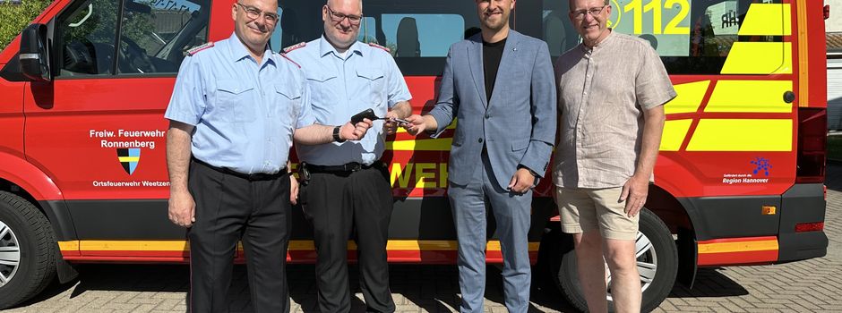 Neues Mannschaftstransportfahrzeug für die Feuerwehr Weetzen