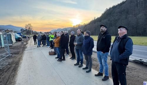 Richtfest der Nahwärme-Heizzentrale Prechtal