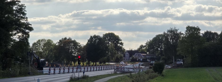 Vollsperrung der B 201 in Höhe Twedt