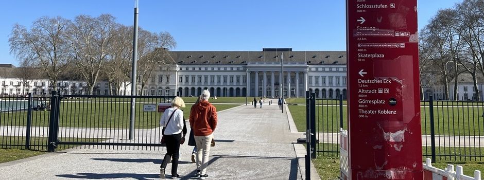 Ab Montag: Kurfürstliches Schloss Koblenz wird sieben Jahre lang saniert