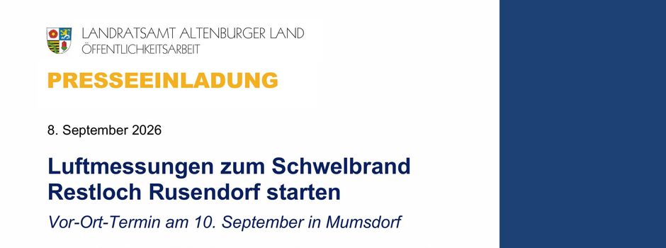 Luftmessungen beginnen!!