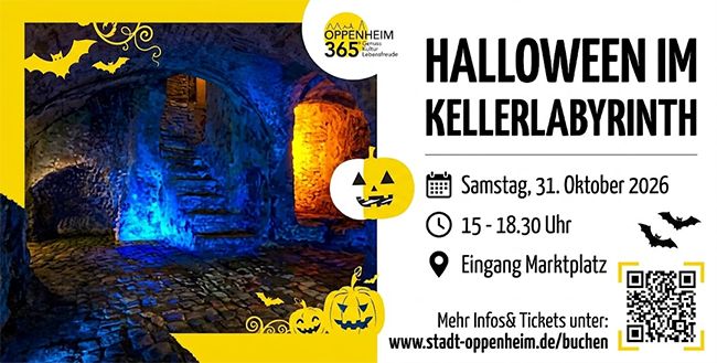 Gruselspaß im Untergrund: Halloween-Event im Oppenheimer Kellerlabyrinth