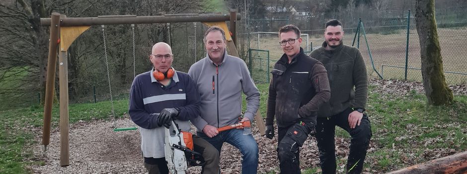 Neues Spielgerät für den Spielplatz in der Burgstraße
