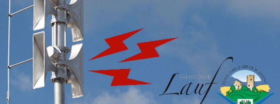 HEUTE Test der neuen Sirenenanlage