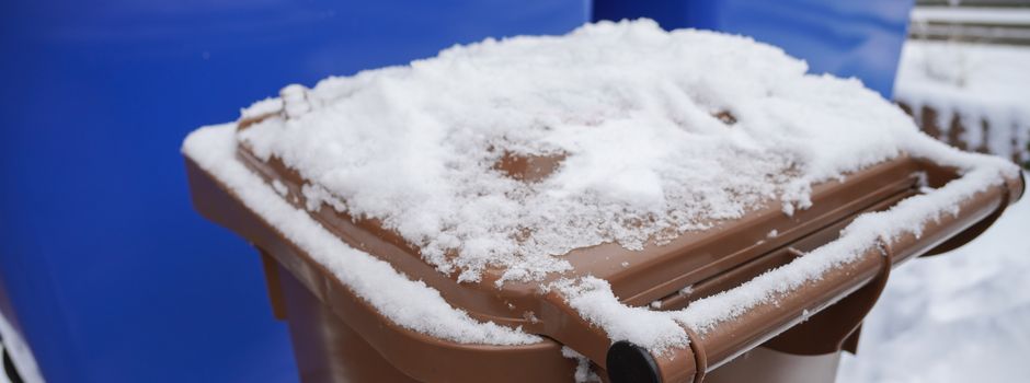 Sechs Tipps bei Minusgraden: So bleibt die Biotonne frostfrei