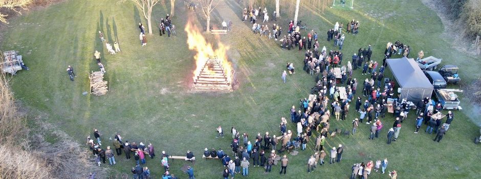 Osterfeuer 🔥 brennen in Klein Nemerow und Groß Nemerow