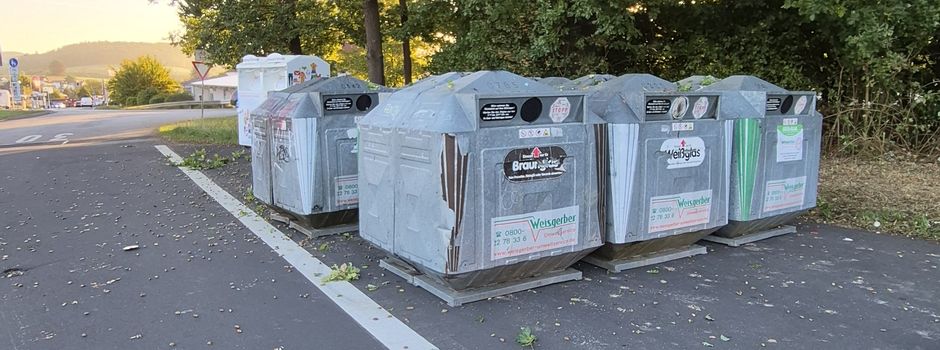 Neuer Standort für die Container