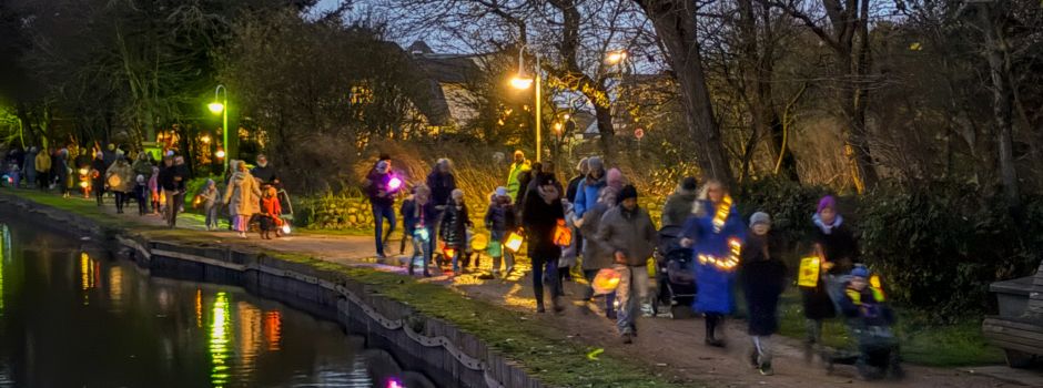 So schön war der Laternenumzug!
