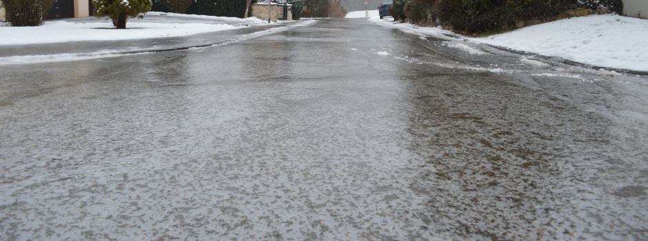 Busverkehr in Wiesbaden wegen Glatteis eingestellt