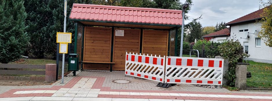 Mehr Platz im Buswartehaus