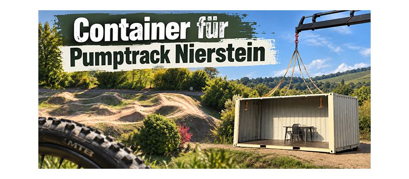 Neuer Treffpunkt am Pumptrack: Niersteiner Jugend erhält einen Container