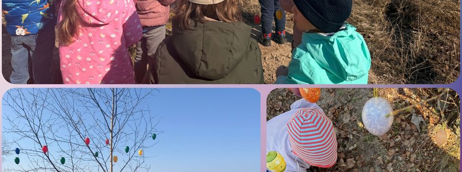 Der Kindergarten Zwergenland schickt kunterbunte Ostergrüße an alle Groß und Klein!