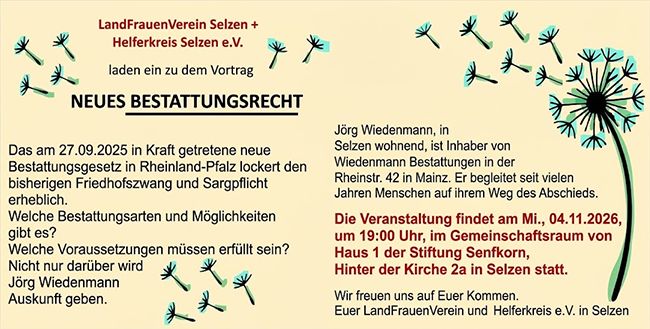 Neues Bestattungsrecht: Was sich in Rheinland-Pfalz ändert