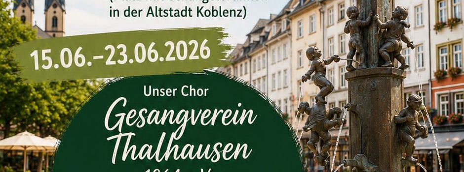  🎶Outdoorprobe in Koblenz – wir sind dabei! 🎶