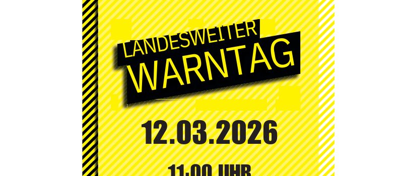 12.03. - Landesweiter Warntag NRW