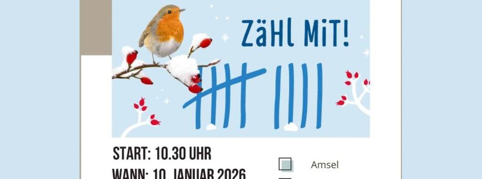 Vogelexkursion mit Vogelzählung